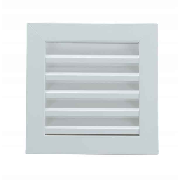 Ventilační mřížka kovová bílá 18x18 Pl
