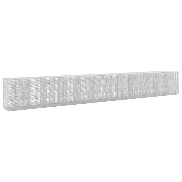 vidaXL Gabion s drátem 3,5 mm a sítem 5x2,5 cm 1150x100x150 cm