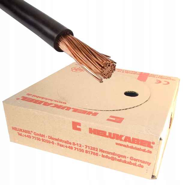 Kabel H05V-K 0,5 mm2 Černý 100 mb