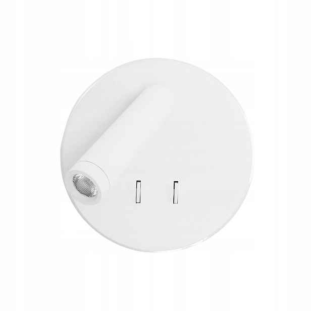 Nástěnná lampa Lux W0431 Bílá Led 7 W MaxLight