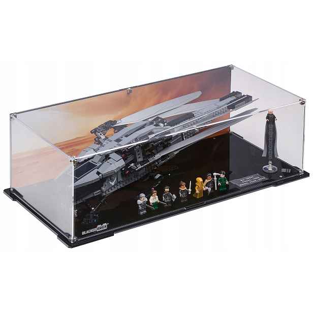 Vitrína s pozadím Blacked Brick pro Lego 10327 Icons Diuna Ornithopter
