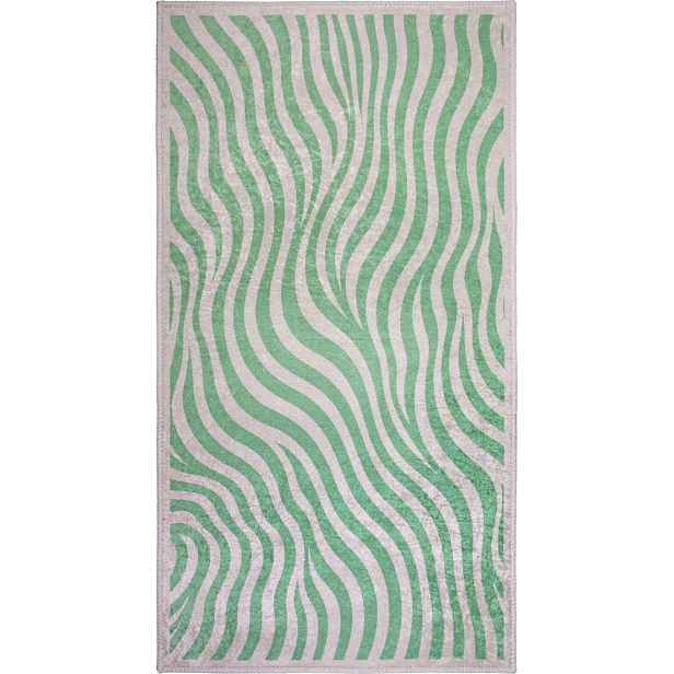 Zelený pratelný koberec 60x100 cm Green Zebra – Vitaus