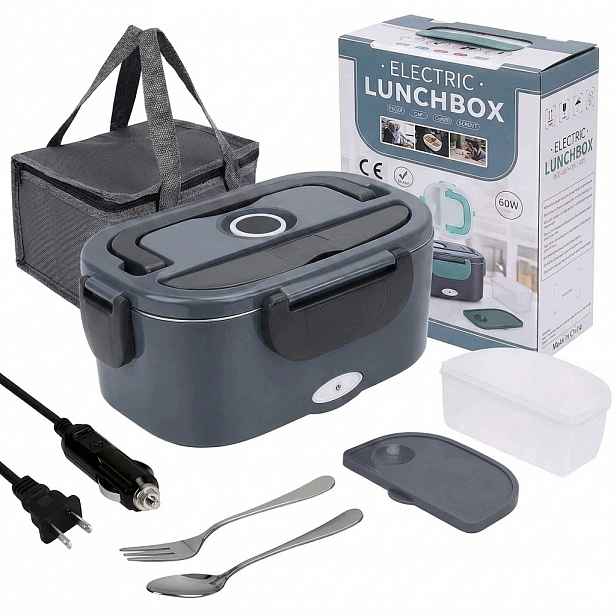 Elektrický Lunchbox pro auto a dům 12V 24V 220V 60W