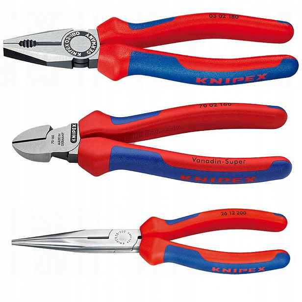Sada Kleští Kombinačky Štípačky 002011 Knipex