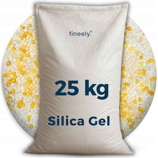 Silica Gel gel křemičitý absorbér s indikátorem vlhkosti 25 kg 2-5 mm