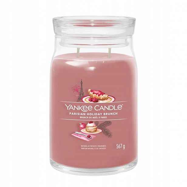 Yankee Candle Parisian Holiday Brunch Velká sójová svíčka s dvěma knoty 567 g