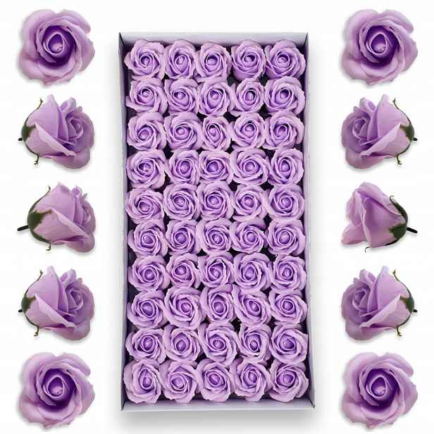 50 Ks Růží Mýdlové Růže Hlavičky Mýdlové Květy Do Flowerboxu Mýdlové Kvítky