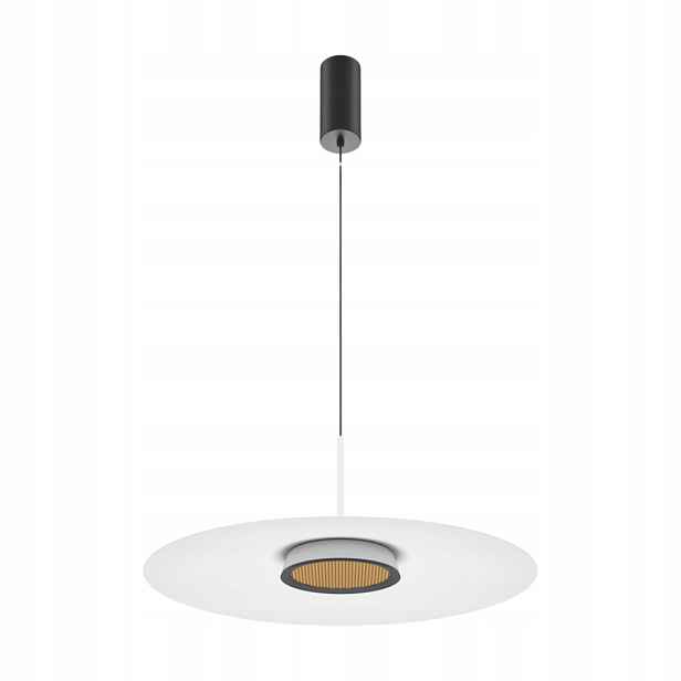 Moderní závěsná Led lampa 12W bílá/černá, nastavitelná výška, Maytoni