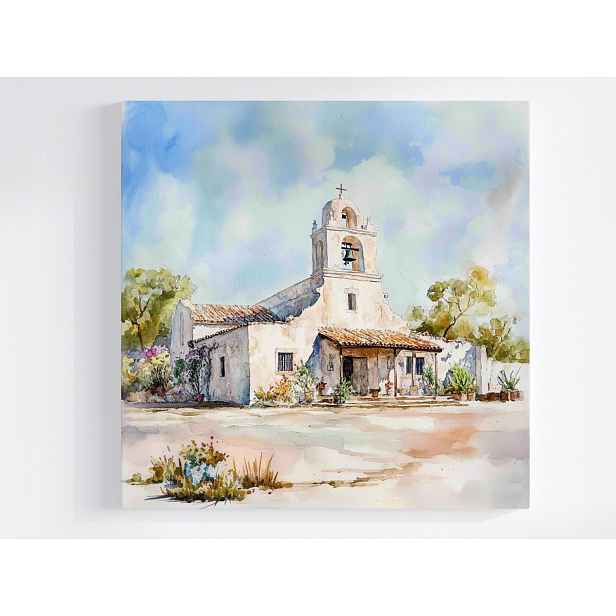 Obraz Na Plátně Canvas Kostel Kaple Náboženství Jižní Amerika 50x50