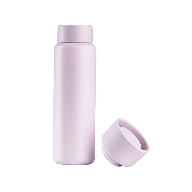 Světle růžový termo hrnek z nerezové oceli 650 ml Singles – Zone