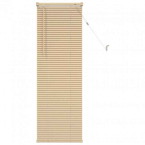 vidaXL Venet školní žaluzie Světle hnědá s vzorem 150 x 40 cm 25 mm