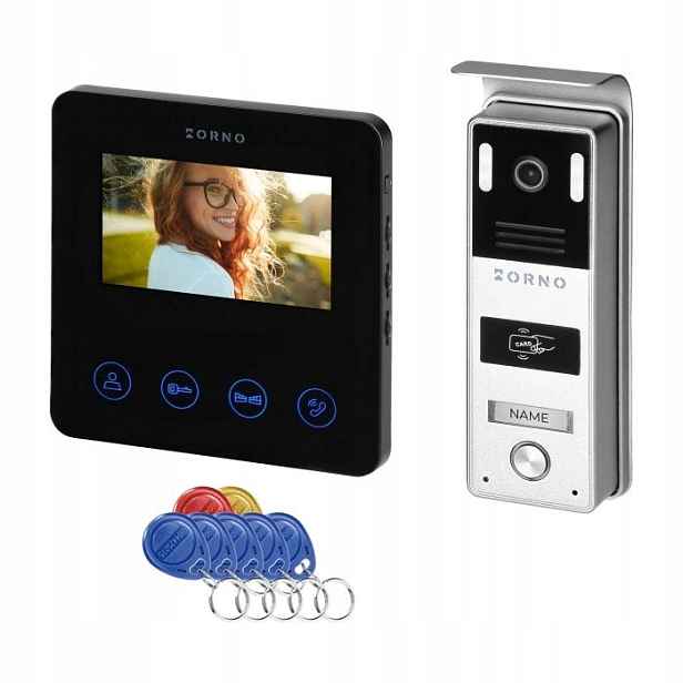 Pacto, samostatná videotelefonní sada, 4-žilová, 4,3", Rfid