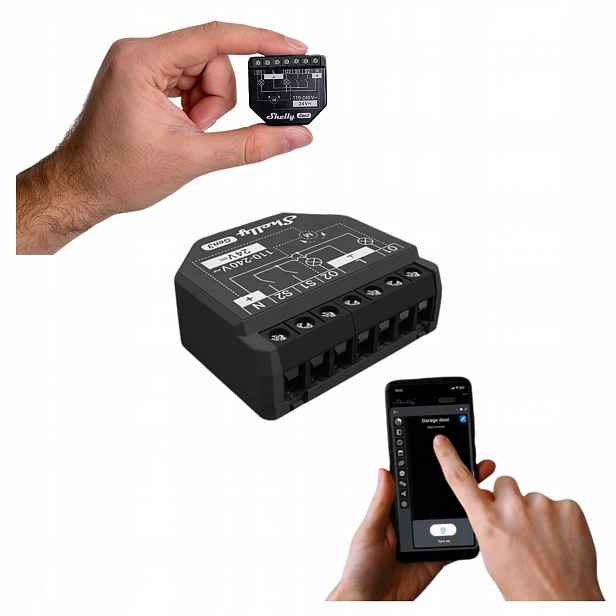 Shelly 2PM Gen3 inteligentní ovladač Smart Home 2-kanálový 16A max 10A