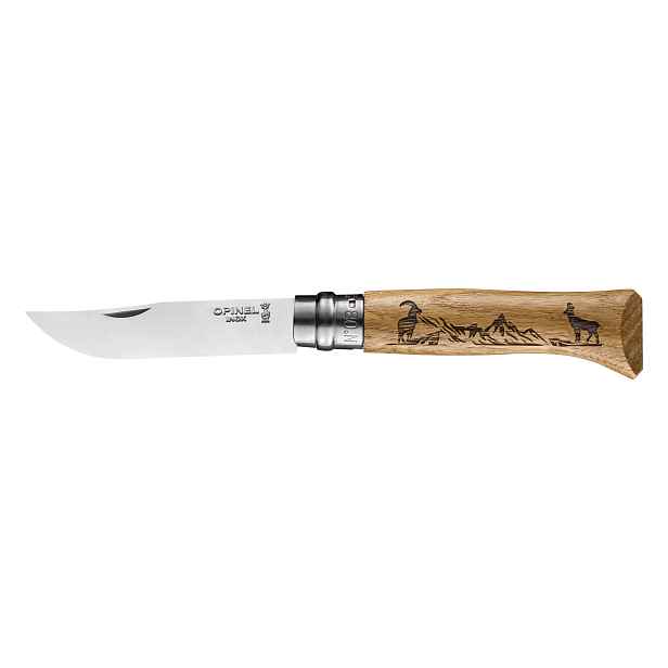 Opinel Zavírací nůž N°08, Animalia Chamois 8,5 cm  002336