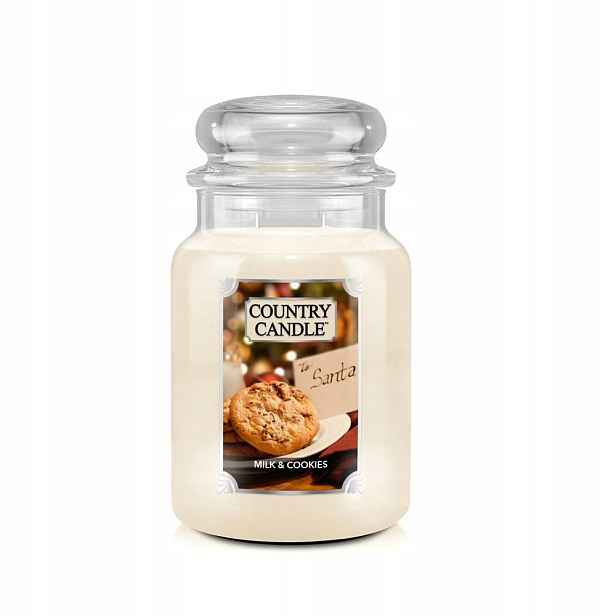 Vonná svíčka sójová Milk & Cookies Country Candle 1 ks