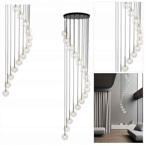 Žlutá závěsná lampa Aurora s moderním leskem do kuchyně na ostrov Tk Lighting