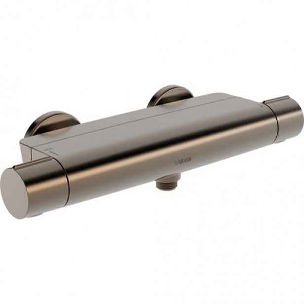 Hansa Optima sprchová baterie s poličkou 150 mm broušený bronz 6514020181