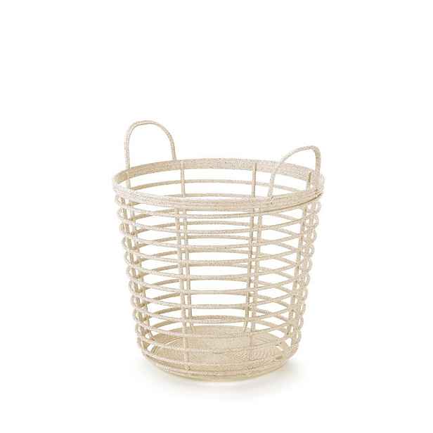 Prosperplast Koš s uchy Zania II krémový, varianta 43 cm
