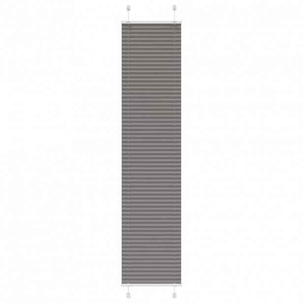 vidaXL Plisovaná roleta antracitová 40x200 cm Šířka látky 39,4 cm