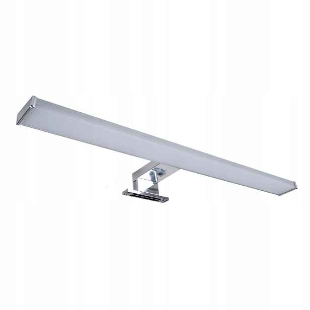 Led koupelnové nástěnné svítidlo nad zrcadlo, chrom, lineární, 60 cm, IP44 Polux