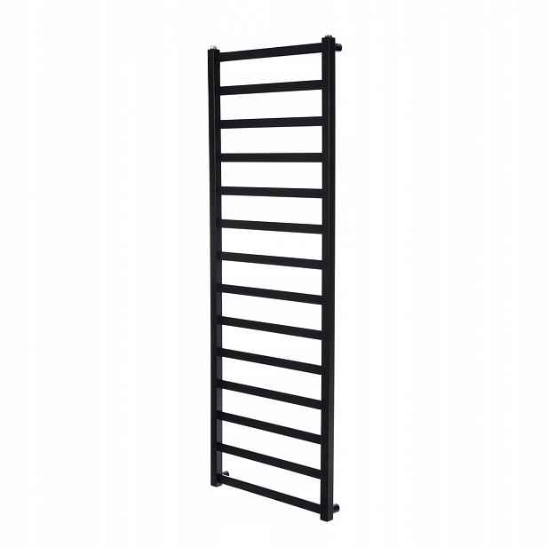 Koupelnový Radiátor Žebřík Černý 50 cm Vivo 150x50 Polský Výrobce