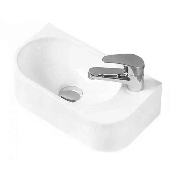 MEXEN - Viera umyvadlo na desku vlevo 40x21cm bílá 21274000L