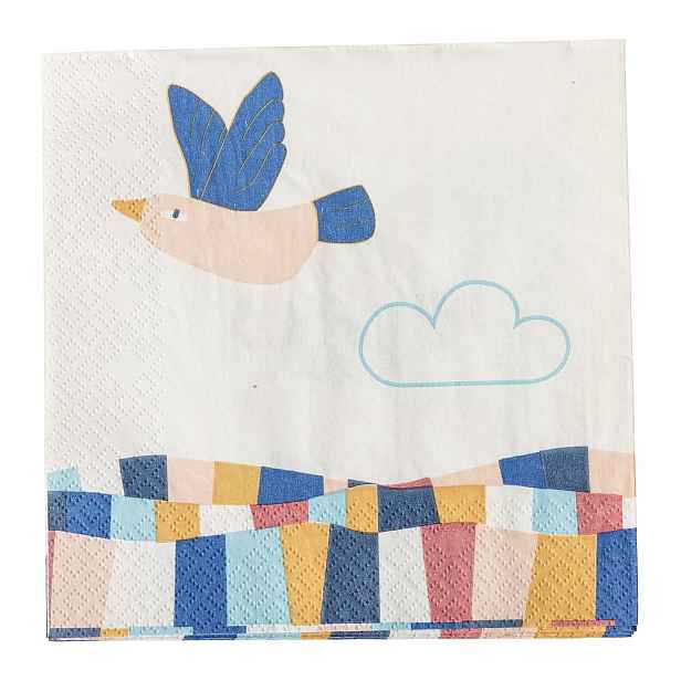 Papírové ubrousky v sadě 20 ks 33x33 cm Colorine – Bloomingville Mini