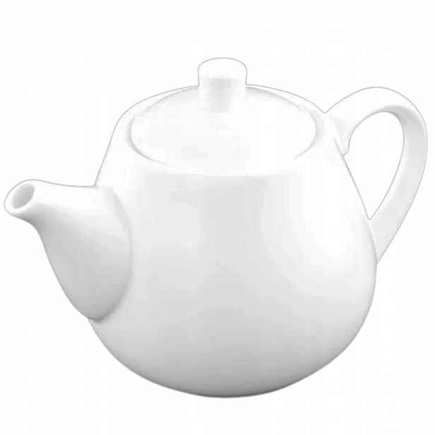 Porcelánová konvička na přípravu čaje 1000 ml Wilmax, bílá barva