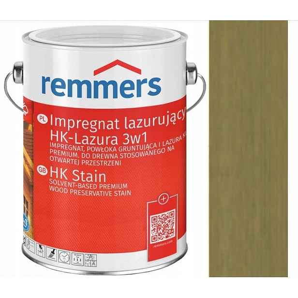 Remmers Hk-lasur Lazura 5L Impregnace a lazura na dřevo Zeleň Solná Zelená 2292