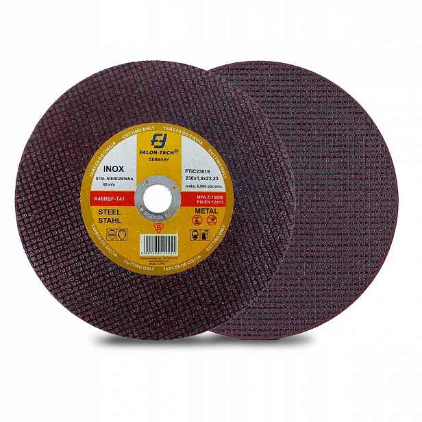Kotouč na řezání kovu z nerezové oceli a úhlové brusky 25 x 230 x 1,8 mm Premium