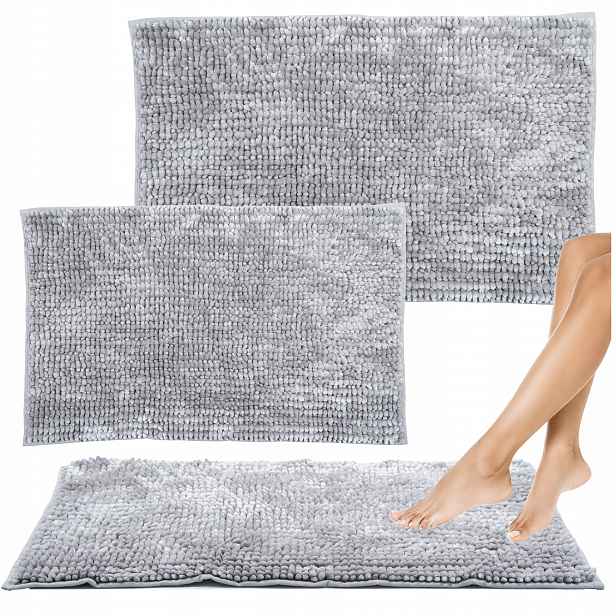 Koupelnový Koberec Komplet 2EL 50x80cm 60x90cm Měkký Protiskluzový