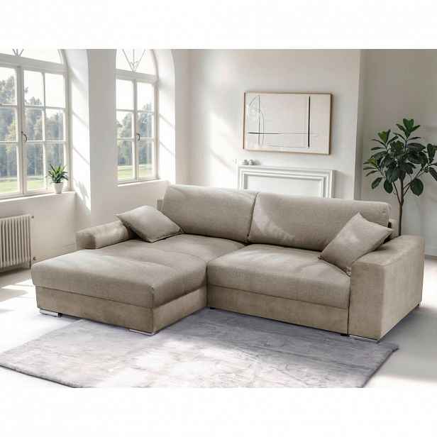 Livetastic ROHOVÁ SEDAČKA, textil, cappuccino
