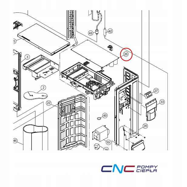 Panasonic ACXA73C61320R ovládací deska klimatizace Pcb, náhradní díl