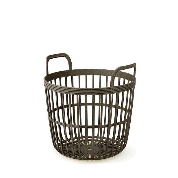 Prosperplast Koš s uchy Zania III kávový, varianta 41,9 cm