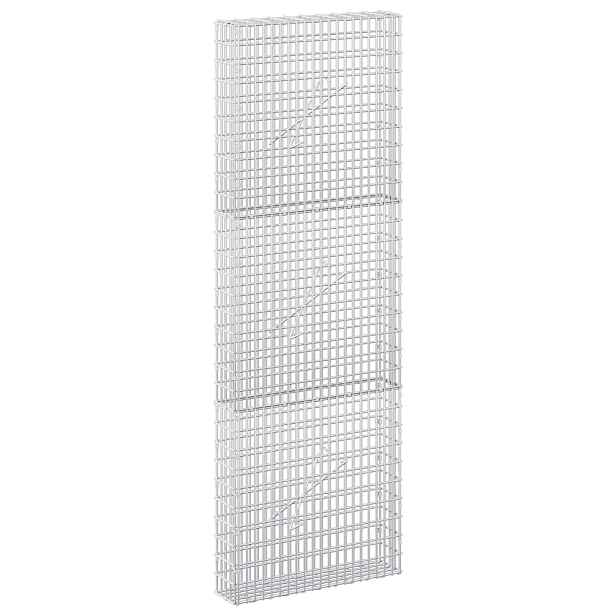 vidaXL Gabion s drátem 3,5 mm a sítem 5x2,5 cm 50x10x150 cm