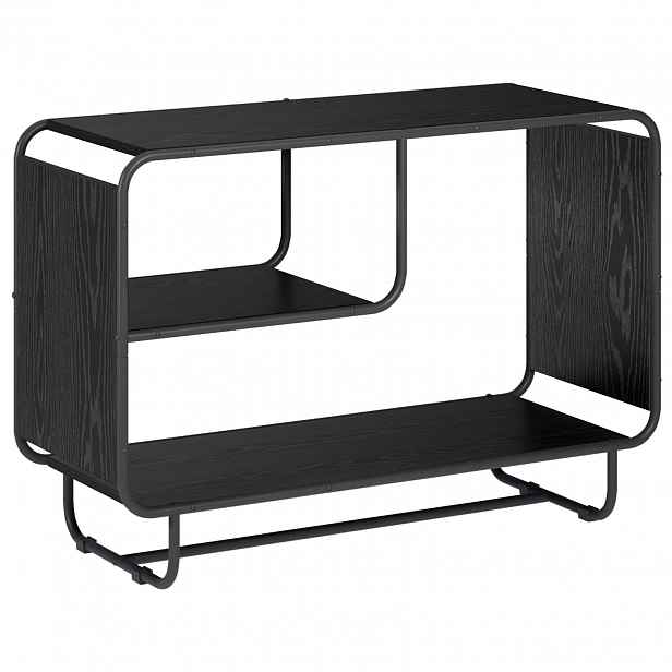 vidaXL Příborník Černý dub 93,5 x 37,5 x 64,5 cm Technické dřevo