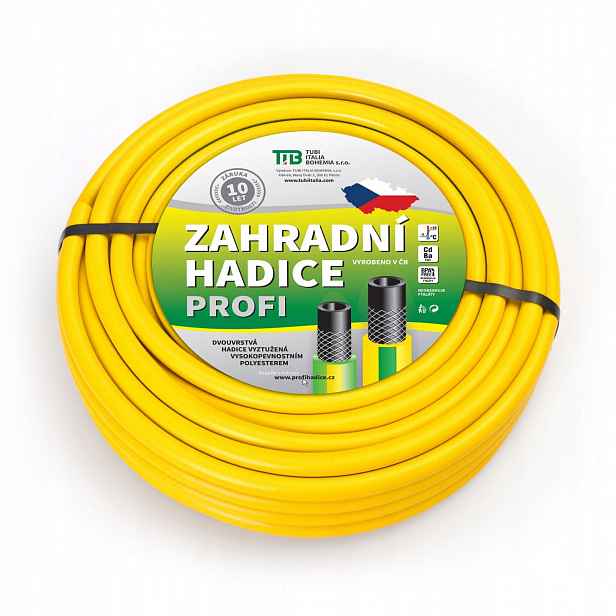 Zahradní hadice žlutá Profi 1/2" 50 m