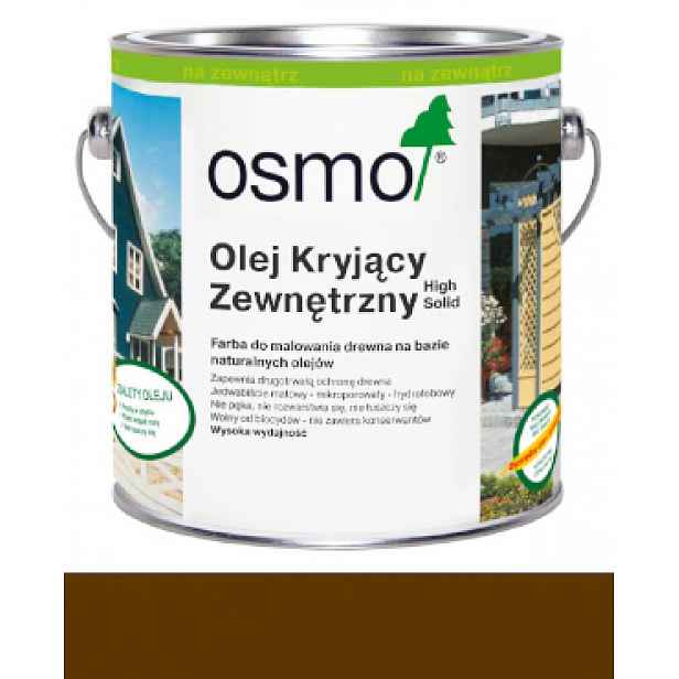 Osmo 2606 2,5L Vnější krycí olej na dřevo, střední bronz