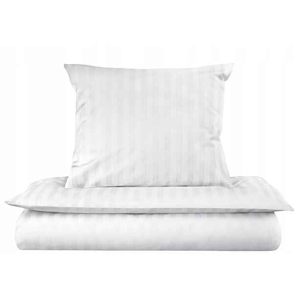 Damašek 1 cm Hotelové povlečení 180 x 200 cm 2 povlaky na polštáře, expresní zámek