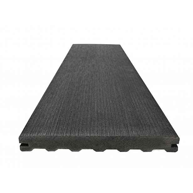 Prkno terasové dřevoplastové WOODPLASTIC RUSTIC MAX eben