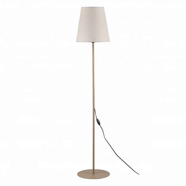 Stojací podlahová lampa Béžová Klasická 1xE27 152 cm Len Tk Lighting