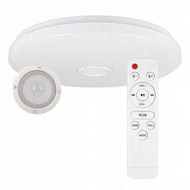 Led Lampa Bluetooth Reproduktor Stropní Svítidlo 72W 50CM Dálkový Ovladač