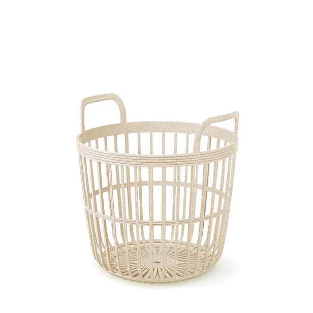 Prosperplast Koš s uchy Zania III krémový, varianta 43 cm