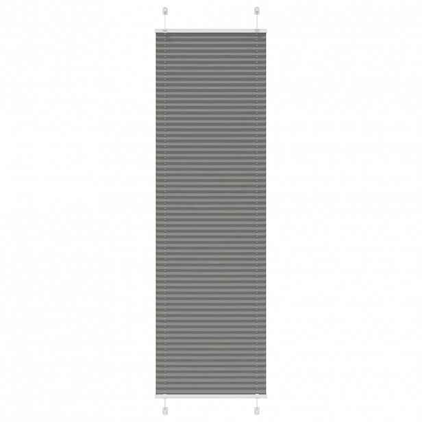 vidaXL Plisovaná roleta antracitová 55x200 cm Šířka látky 54,4 cm