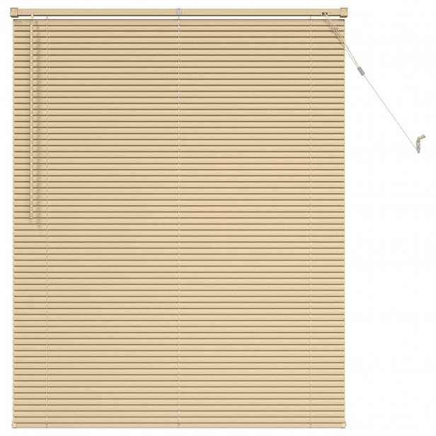 vidaXL Venet školní žaluzie Světle hnědá s vzorem 150 x 110 cm 25 mm