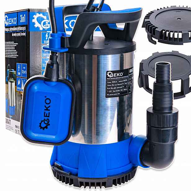 Pokosová Pumpa 3V1 S Plovákem 550 W 12500 L/h