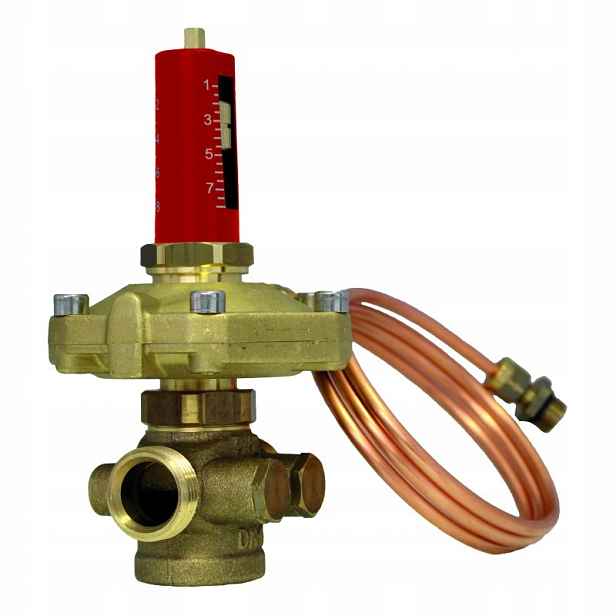 Regulátor diferenčního tlaku Herz 4002 DN25 mosaz 5-30 kPa