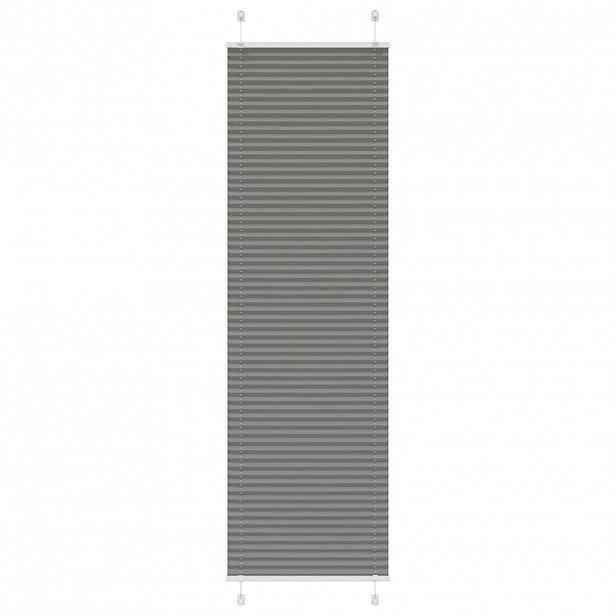 vidaXL Plisovaná roleta antracitová 60x200 cm Šířka látky 59,4 cm