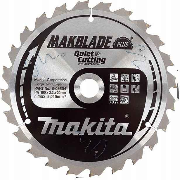 Kotoučová Pila Na Dřevo 255x30 mm 40 Zubů Makblade