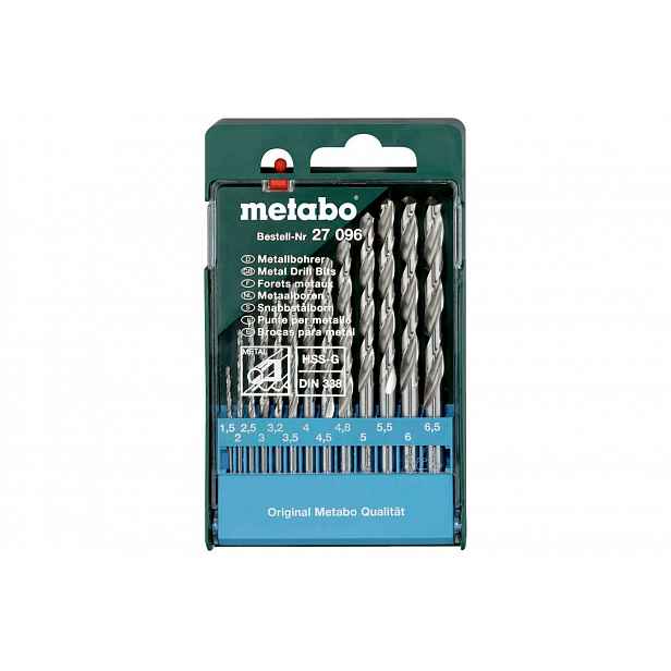 Metabo - 13dílná sada vrtáků do kovu 627096000